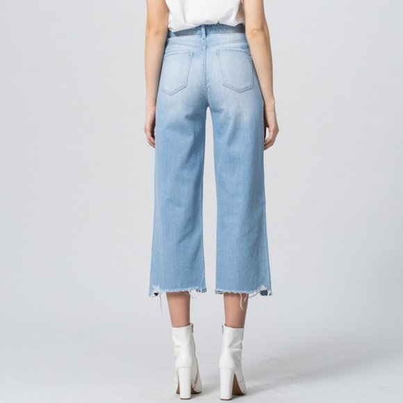 Vervet High-Rise Crop Wide Leg Jeans - Picture 4 of 4